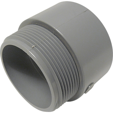 Cantex Conduit Fitting Adapter, PVC, PVC Coated 5140109C